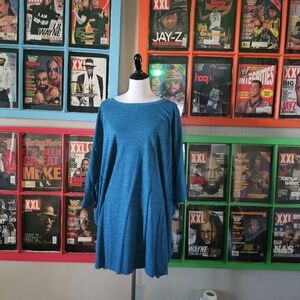 Slate blue King Size 6xl pocket tshirt